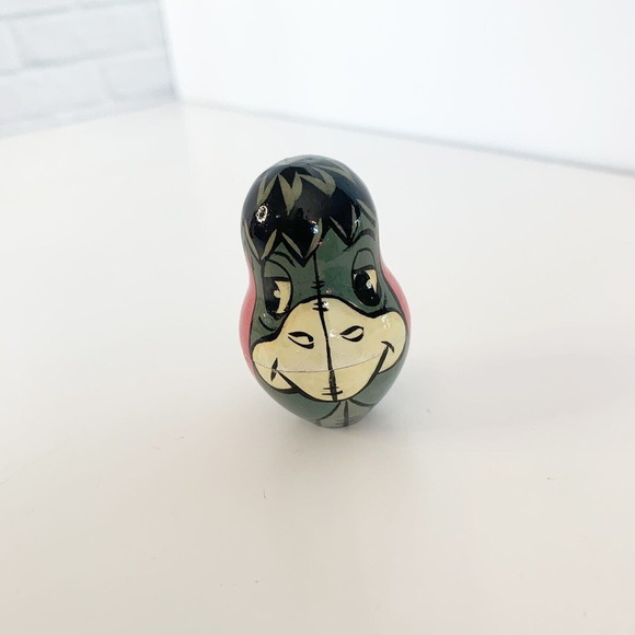 Disney Winnie the Pooh Nesting Dolls Signed Artist Eeyore Piglet TIgger - Picture 5 of 9